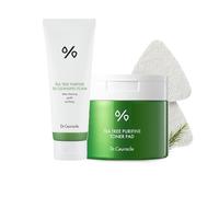 Dr.Ceuracle - Tea Tree Purifine Cleansing Foam + Toner Pad Set