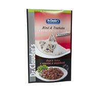 Dr. Clauder's | Alimento Húmedo para Gatos | Variedad Best Pearls En Salsa | Varios Sabores | Sobres 20 x 100 Gr. | (Ternera Y Pavo)