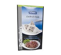 Dr. Clauder's | Alimento Húmedo para Gatos | Variedad Best Pearls En Salsa | Varios Sabores | Sobres 20 x 100 Gr. | (Salmón Y Trucha)