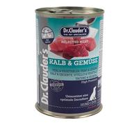Dr. Clauder's | Alimento Premium para Perro | Variedad Prebiótico | Varios Sabores | 6x400Gr | (6x400Gr, Ternera Y Verduras)