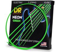 Dr cuerdas Hi-Def de neón noe710 10 - 56 Juego de tamaño mediano hecho a mano naranja eléctrico revestido (7 cuerdas Cuerdas