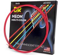 Dr cuerdas nmcb-40 Dr Neon 4 graves para guitarra de 6 cuerdas, luz, Multicolor