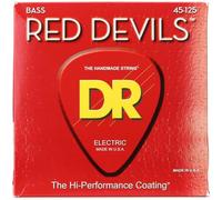 Dr cuerdas rojo Devils - Extra-Life Red revestimiento de bajo de 5 cuerdas 45 - 125