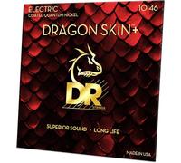 DR DEQ-10 - Cuerdas para guitarra eléctrica DRAGON SKIN+™ 10-46 - cuerdas para guitarra eléctrica