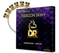 DR DEQ-11 - Cuerdas para guitarra eléctrica DRAGON SKIN+™ 11-52 - cuerdas para guitarra eléctrica