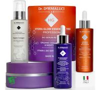 Dr. Dermaluci Lab Cofre Regalo Mujer Antiarrugas Retinol Vitamina C 3x100ml | Idea Regalo Navidad - Serum Vitamina C + Serum Retinol Puro + Crema Colágeno Marino - Piel Sensible - AIAB BIO, Italy