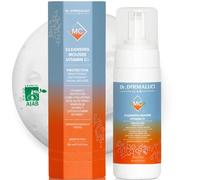 Dr. Dermaluci Lab - Mousse Limpiadora Facial Vitamina C 150ml BIO - Hidratante, Iluminadora, Calmante - Ácido Hialurónico, Aloe Vera, Magnolia - AIAB Nickel Tested - Made in Italy