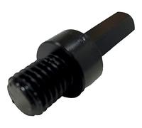 Dr. Diamond Adaptador M14 para taladros y atornillador inalámbrico para azulejos, coronas de perforación y sierra perforadora de diamante, rosca interior M14, 11 mm, hexagonal.