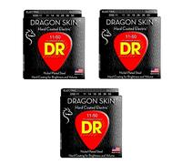 DR DSE-11 Dragon skin el-guitar-strenge, 011-050, paquete de 3