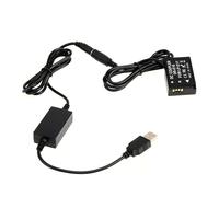DR-E18 DC Acoplador LP-E17 batería ficticia + cable de alimentación USB para Canon 77D SL2 T8i T7i MOUDOAUER