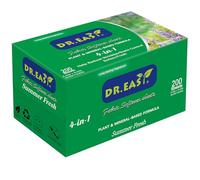 DR.EASY SUMMER FRESH - Hojas de secado a base de plantas, 252 unidades, suavizante de tela para lavandería, aceite esencial, perfumado, sin fragancias artificiales, sin colorantes, reduce la estática