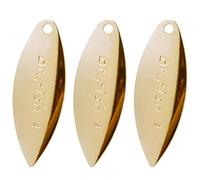 Dr.Fish 30 unids Pesca Spinner Blade Gold Willow Spinner Blade Spinnerbait Hacer Tai Suministros Cola Spinner Surtido Agua Salada Walleye Rig en línea #2