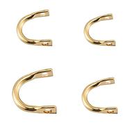 Dr.Fish - Cinchas de pesca (100 unidades, fácil de girar, cucharas de pesca, spinnerbait, accesorios en línea, para hacer agua dulce y salada, 0.21*0.16", Dorado