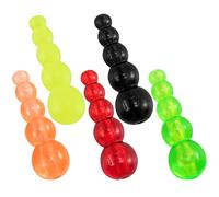 Dr.Fish Paquete de 50 cuentas de pesca de cuentas de señuelo para hacer suministros de lucioperca, pesca Spinner pesca en línea, huevos de salmón, colores mezclados