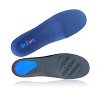Dr. Foot Full Ortotics Shoe Plantiles-Soporte de arco Inserta el arco Cauthen-Fallen de los pies planos correctos (XS-W4.5-6 M3.5-5)
