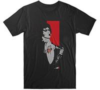 Dr Frank N Furter t-Shirt The Rocky Horror Picture Show Movie Film Musical 3 Man T-Shirt 100% Cotton Sleeve Shirt Black Black(X-Large)