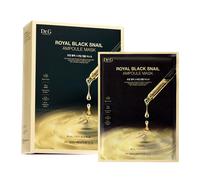 Dr.G - Royal Black Snail Ampoule Mask - 10piezas