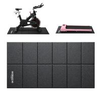 DR.GYMLEE Alfombrilla para Walking Pad y Cinta de Correr, Protección Antideslizante con Absorción de Ruido, PVC de Alta Densidad, Plegable, para Alfombra y Suelo de Madera, 140 x 60 x 0,6 cm