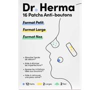 Dr. Herma Patch Anti-Granos Mix Pequeño Grande Nariz 16uds