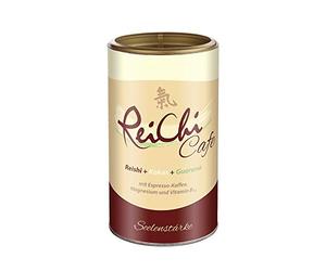 Dr. Jacob´s Café Soluble Reichi Vegano con Seta Reishi y Extracto de Guaraná y Ginseng Enriquecido con Magnesio y Vitamina B12 I Café Energizante Sin Glúten Lactosa ni Soja I Lata 180 g I 36 tazas