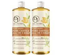 Dr. Jacobs Naturals - Limpiador de castilla multiusos, fórmula segura y eficaz a base de plantas para superficies, suelos y electrodomésticos. Respetuoso con el medio ambiente, vegano (almendra, 32