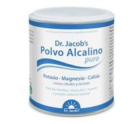 Dr Jacob's Polvo Alcalino Puro, 200 g I Potasio, Magnesio, Calcio, Zinc en Forma de Citrato y de Lactato I Equilibrio Mineral y Alcalinizante* I 36 Dosis