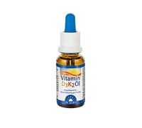 Dr Jacob's Vitamina D3 K2 MK-7 en Gotas I Suplemento Vitamínico Huesos Sanos y Sistema Inmunológico Fuerte I Alta Biodisponibilidad I Complemento Alimenticio Vegetariano Sin Gluten I 20 ml