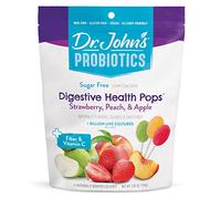 Dr. John's Probiotics - Digestive Health Pops™ - Fresa, melocotón y manzana