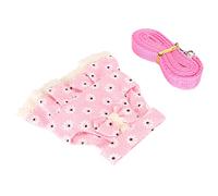 Dr LE Soft Lindo Lindo SM Pet Waper with Traction Rope For Ferret Guinea Hamster M Pink Uinea Hamster M Pink Dr, Harn, Ropa Leash LE Setsm Pet Harn Clothen con Correa (S Pink)