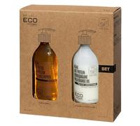 DR Lucy ECO - Set para perros con pelo áspero, champú y acondicionador de proteínas con vitaminas B5C E, hidratante, regenerador, protege, mejora la circulación sanguínea, 2 x 200 ml