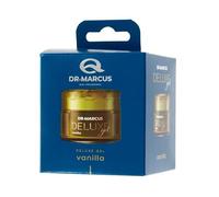Dr. Marcus - Ambientador Deluxe Vanilla, Gel Perfumado de 50 ml con Fragancia Dulce y Acogedora a Vainilla, Diseño Elegante para Coche, Hogar y Oficina