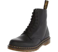 Dr. Martens 1460 8 Eye Boot, Botas de cuero Unisex, Negro (Black Greasy), 43 EU