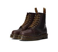 Dr. Marten's 1460 Original, botas unisex con cordones para adultos, Caballo loco marrón oscuro, 45 EU