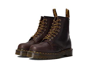 Dr. Marten's 1460 Original, botas unisex con cordones para adultos, Caballo loco marrón oscuro, 45 EU