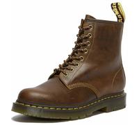 Dr. Martens 1460 Originals 8 ojales, unisex, puntera suave, antideslizante, bota de 6 pulgadas, Marrón (Dark Tan), 12 Women/11 Men