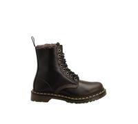 Dr. Martens 1460 Serena, Botas de Cuero con Forro de Piel, 8 Ojales, Suela Antideslizante, Color Marrón Oscuro Talla 43