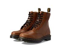 Dr. Martens 1460 Serena Faux Fur-Lined Farrier Leather Boot, Vacuno, Botas de Invierno Mujer, marrón, 36 EU