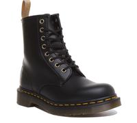 DR MARTENS 1460 Vegano 8 Ojo Cordones Core Clásico Mujer en Negro Talla UK 3-8