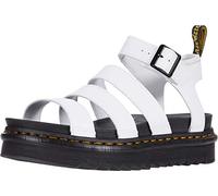 DR MARTENS 3 Strap Sandal, Sandals Mujer, White, 37 EU