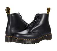 Dr. Martens 6 Eye Boot, Botas de Combate Unisex Adulto, Black Smooth, 43 EU