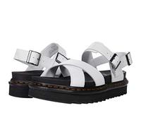 Dr. Martens 26799100 Cross Strap Sandal, Mujer, Hidro Blanco, EU 40