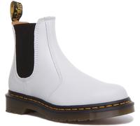 DR MARTENS 2976 Años Unisex Cuero Chelsea Botas para Dama En Blanco UK 3-10