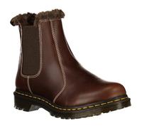 Dr. Martens Mujeres Botas Chelsea 'Leonore' marrón oscuro / amarillo / negro, Talla 5, 13258954