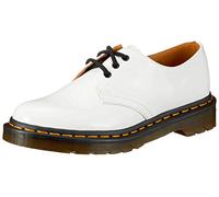 Dr. Martens 3 Eye Shoe, Oxford Mujer, White Patent Lamper, 40 EU