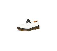 Dr. Martens 3 Eye Shoe, Oxford Unisex Adulto, White Smooth, 39 EU
