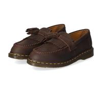 Dr. Martens 43656200 - Mocasines para mujer, piel rugosa, color marrón, talla 37