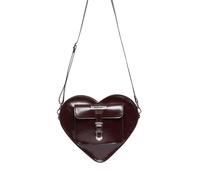 DR. MARTENS Bolso Con Forma De Corazón. Talla talla única. Color Rojo Oscuro