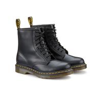 Dr. Martens Botas 1460 Cuero liso 8 ojales con cordones Negro