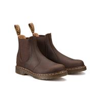 DR. MARTENS Botas Chelsea 2976 YS de piel Crazy Horse. Color marrón