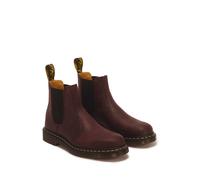 DR. MARTENS Botas Chelsea 2976 YS de piel Crazy Horse. Color Rojo Oscuro